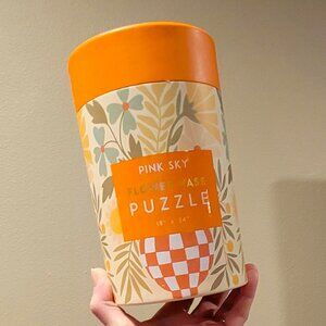Pink Sky FLOWER VASE Jigsaw Puzzle 500 pieces